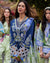 MUSHQ Midnight Blue Color Unstitched Cotton Self Embroidery Work Lawn Pakistani Suits