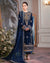 Navy Blue Color Georgette Unstitched Pakistani Salwar Kameez Suit