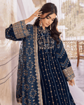Peacock Blue Color Georgette Unstitched Pakistani Salwar Kameez Suit