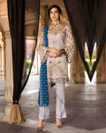 Groovy Grey Color Georgette Unstitched Pakistani Palazzo Suit