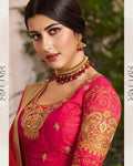 Beige Color Party Wear Silk Jacquard Embroidery Lehenga Choli