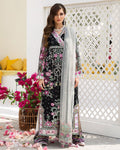 Marvellous Black Colored Netted Heavy Embroidery Pakistani Designer Suit