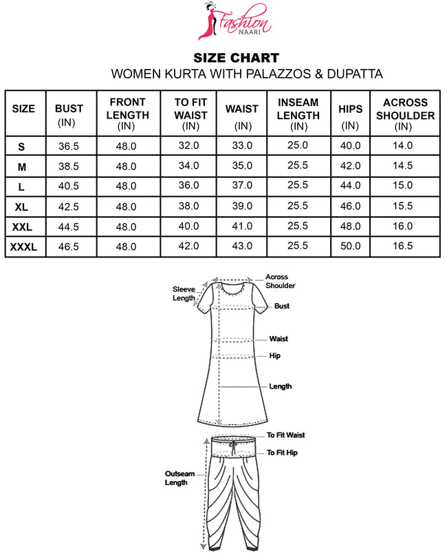 Sea Green Colored Casual Rayon Palazzo Suit with Dupatta