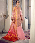 Pink Color Wedding Wear Unstitched Pakistani Heavy Palazzo Suits