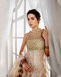 Off white Color Wedding Wear Unstitched Pakistani Heavy Palazzo Suits