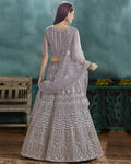 Purple Color Wedding Wear NET Lehenga & Blouse with Dupatta