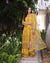 Soft Yellow Color Unstitched Cotton Lawn Pakistani Salwar Suits