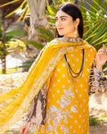 Pakistani Lawn Collection Yellow Color Unstitched Cotton Printed Lawn Suits