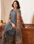 MARIA B MPRINT 24- Dark Gray Color Unstitched Printed Pakistani Lawn Suit