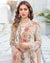 Off White ColorGeorgette Unstitched Pakistani Salwar Kameez Suit
