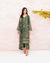 CHEVERON Dark Green Color Unstitched Cotton Printed Lawn Pakistani Suits