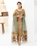 Mustard Color Georgette Unstitched Pakistani Salwar Kameez Suit