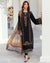 Solid Black Color Pure Cotton UnstitchedSelf Embroidery WorkPakistani Lawn Suits