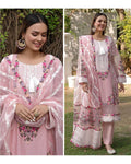 Pink Color Georgette Unstitched Pakistani Salwar Kameez Suit