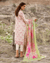 Sana Safinaz Pink and White Color Unstitched Cotton Self Embroidery Work Printed Lawn Pakistani Suits