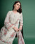 Off White Color Readymade Georgette Pakistani Salwar Suits with Pant & Dupatta