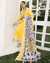 EID COLLECTION Lemon Yellow Color Unstitched Cotton Self Embroidery Pakistani Lawn Suits