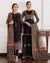 EID COLLECTION 2024 Black Color Georgette Unstitched Pakistani Salwar Kameez Suits