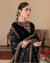 MARIAB Black Color Winter Wear Pure Velvet Unstitched Pakistani Salwar Kameez Suit