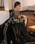 MARIAB Dark Black Color Winter Wear Pure Velvet Unstitched Pakistani Salwar Kameez Suit