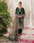 MARIAB Dark Green Color Bridal Wear Pure Velvet Unstitched Pakistani Salwar Kameez Suit