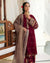 MARIAB Maroon Color Bridal Wear Pure Velvet Unstitched Pakistani Salwar Kameez Suit