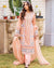 Summer Collection ADAN LIBAS Peach Color Party Wear Unstitched Cotton Lawn Pakistani Salwar Suits