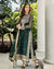 Bottle Green Color Party Wear Georgette Heavy Embroidery Unstitched Pakistani Suits