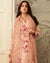 Sana Safinaz Light Peach Color Unstitched Cotton Self Embroidery Lawn Pakistani Salwar Suits