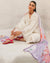 Sana Safinaz White Color Unstitched Cotton Self Embroidery Lawn Pakistani Salwar Suits