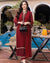 Maroon Color Party Wear Georgette Embroidered Unstitched Pakistani Salwar Kameez Suit