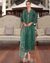 Pine Green Color Unstitched Cotton Self Embroidery Lawn Pakistani Suit