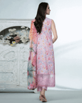 Sana Safinaz Pink Color Unstitched Cotton Self Embroidery Work Printed Lawn Pakistani Suit