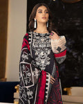 EID COLLECTION 2023 Black and Pink Color Unstitched Cotton Printed Lawn Pakistani Salwar Suits