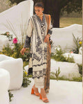 Sana Safinaz Off White Color Unstitched Cotton Self Embroidery Lawn Pakistani Salwar Suits
