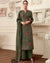 Dark Green Color Unstitched Pashmina Printed Winter Pakistani Suits