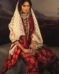 Maroon Color Jam Cotton Unstitched Printed Pakistani Salwar Kameez Suits