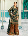 Preferable Green Color Unstitched Pakistani Palazzo Suit