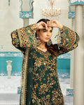 Preferable Green Color Unstitched Pakistani Palazzo Suit