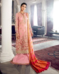 Pink Color Wedding Wear Unstitched Pakistani Heavy Palazzo Suits