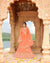 Orange Color Wedding Wear Semi Stitched Punjabi Skirt Style Suits