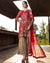 Red Color Bridal Wear Georgette Dress Material Pakistani Suit