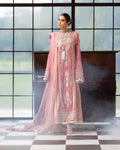Baby Pink Color Bridal Wear Unstitched Pakistani Stylish Suits