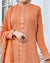Orange Color Festive Wear Pakistani Palazzo Suit with Dupatta