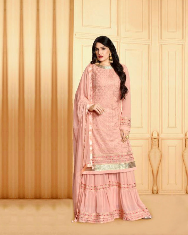 Latest Sharara Suit Party Wear | ☞☞ Maharani Designer Boutique