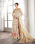 Off white Color Wedding Wear Unstitched Pakistani Heavy Palazzo Suits
