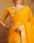 Mustard Yellow Color Festive Wear Jacquard Silk Saree