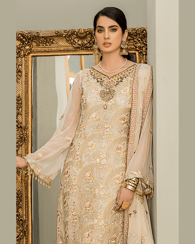 White pakistani 2025 salwar kameez