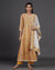 Yellow Color Jaipuri Cotton Hand Block Anarkali Style Lace Suits (3 Set)