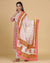 Pink Color Jaipuri Cotton Hand Block Printed Kurta with Pant and Dupatta